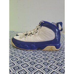 Nike Air Jordan 9 IX Retro 302359-121 Kobe PE White Blue Sneakers Size 7Y